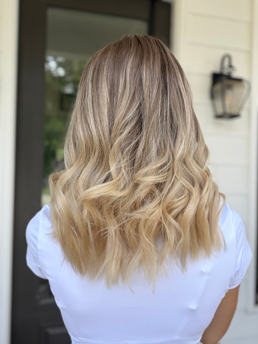 Champagne Smoke (S) 16” Lace Top Wig