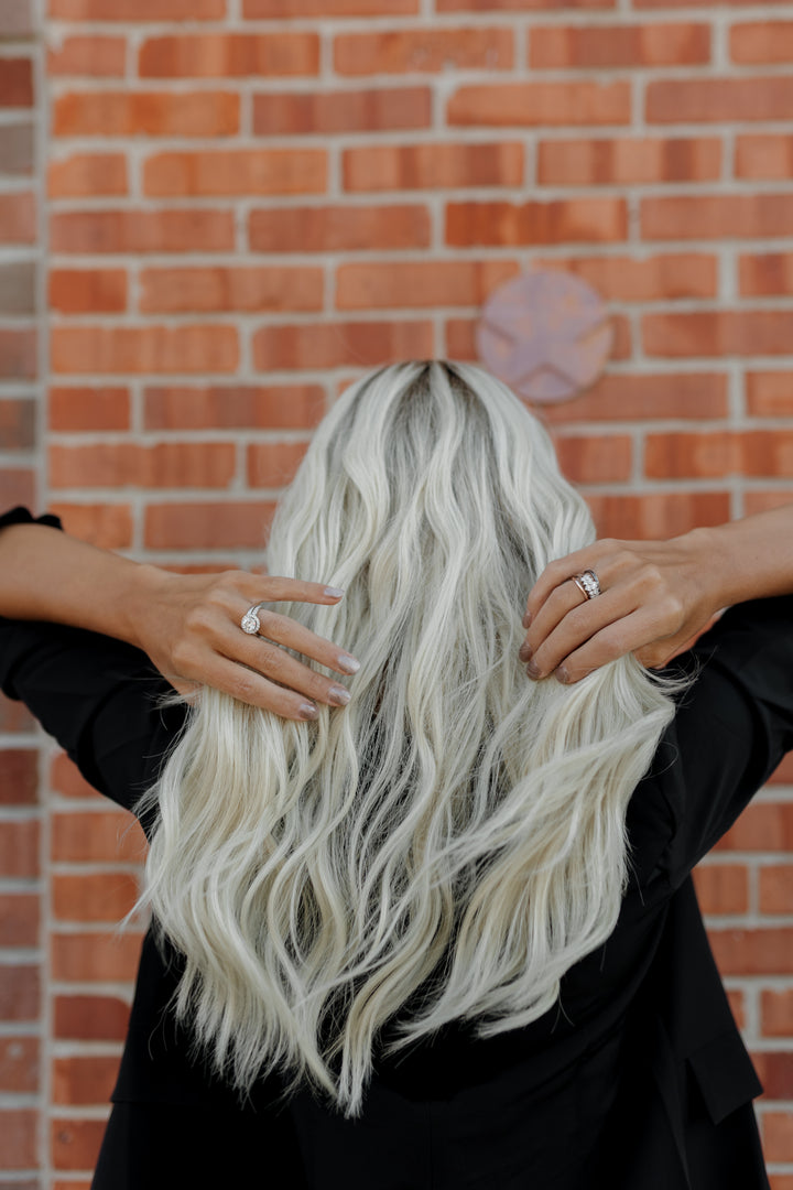 “Aurora” Glam Co. 22” Lace Top Wig