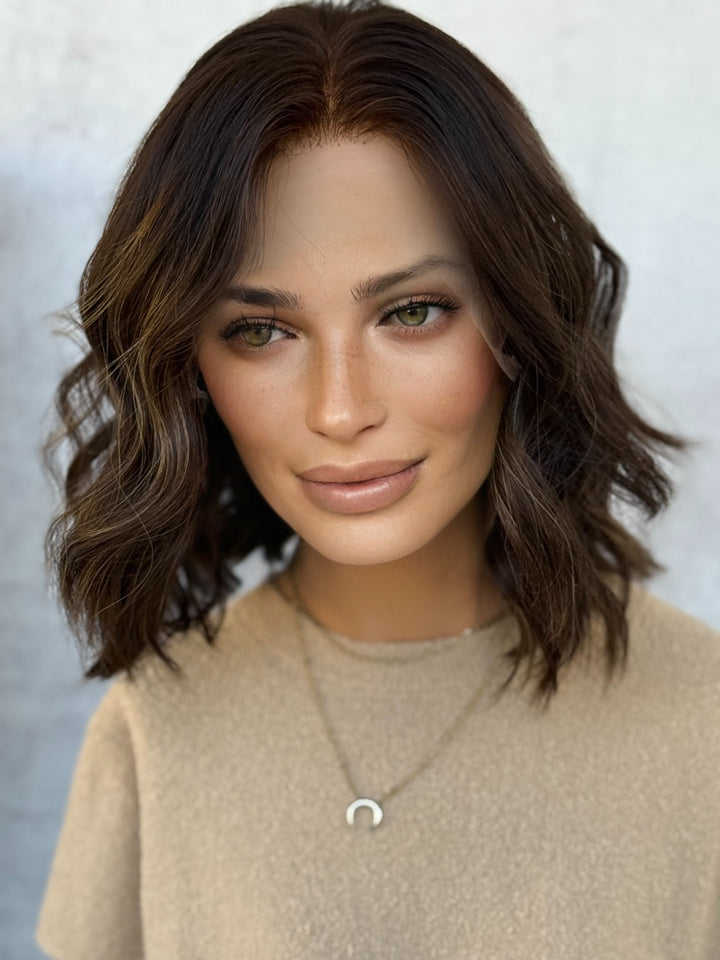 “Carol” {L} 12” Lace Top Wig