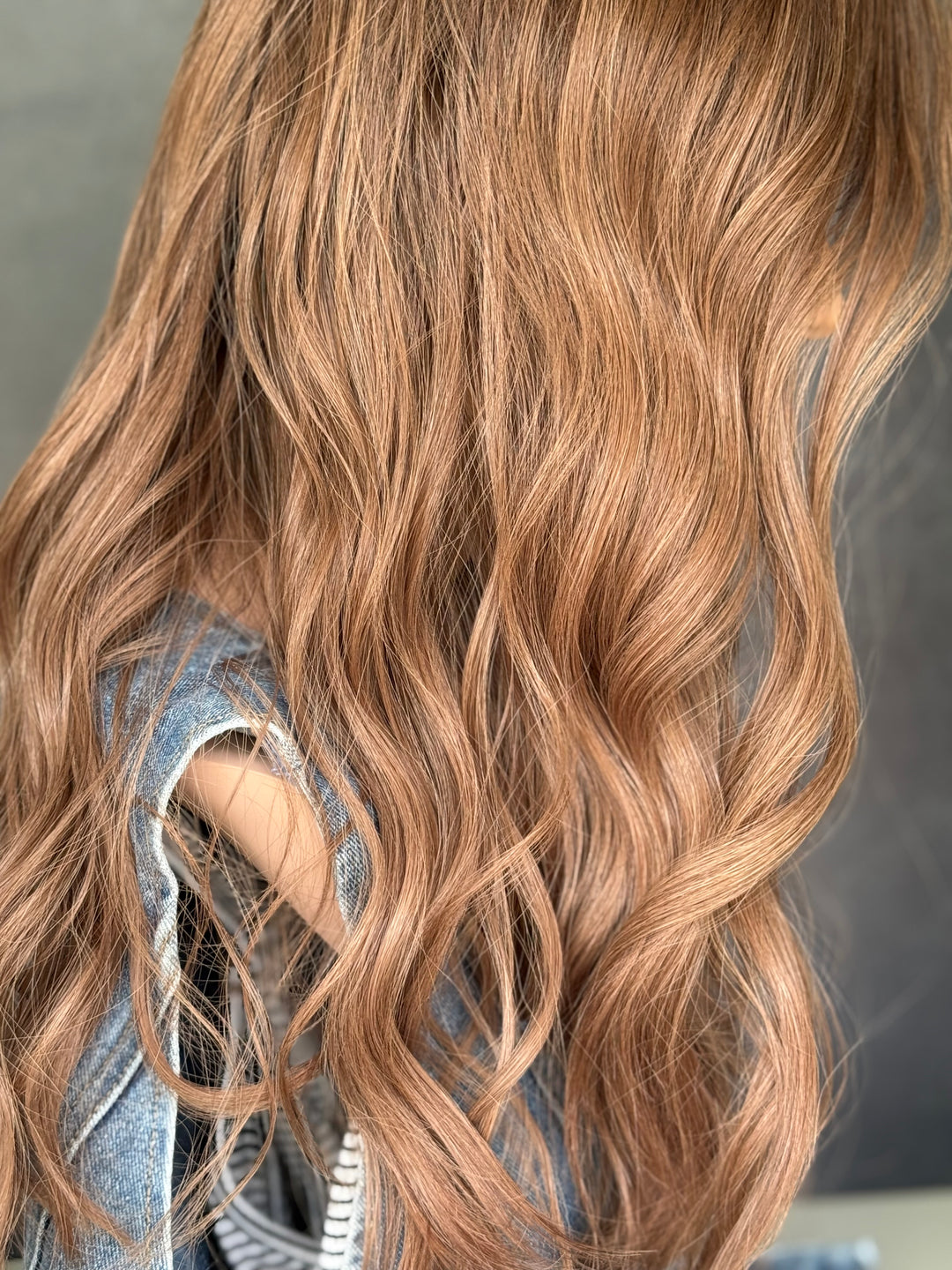 “Mocha drift” [M] 21” Lace top wig
