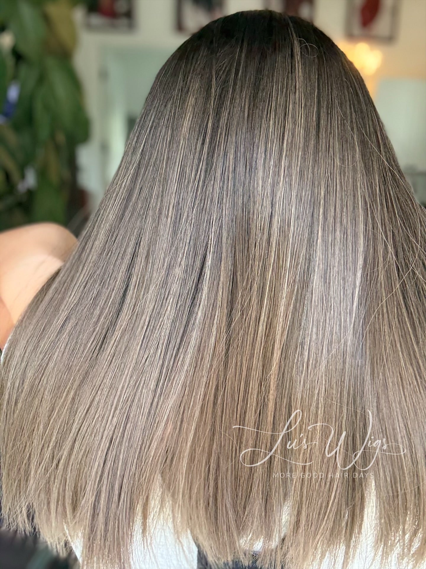 “Velvet Mocha” [M] 16” Lace Top Wig