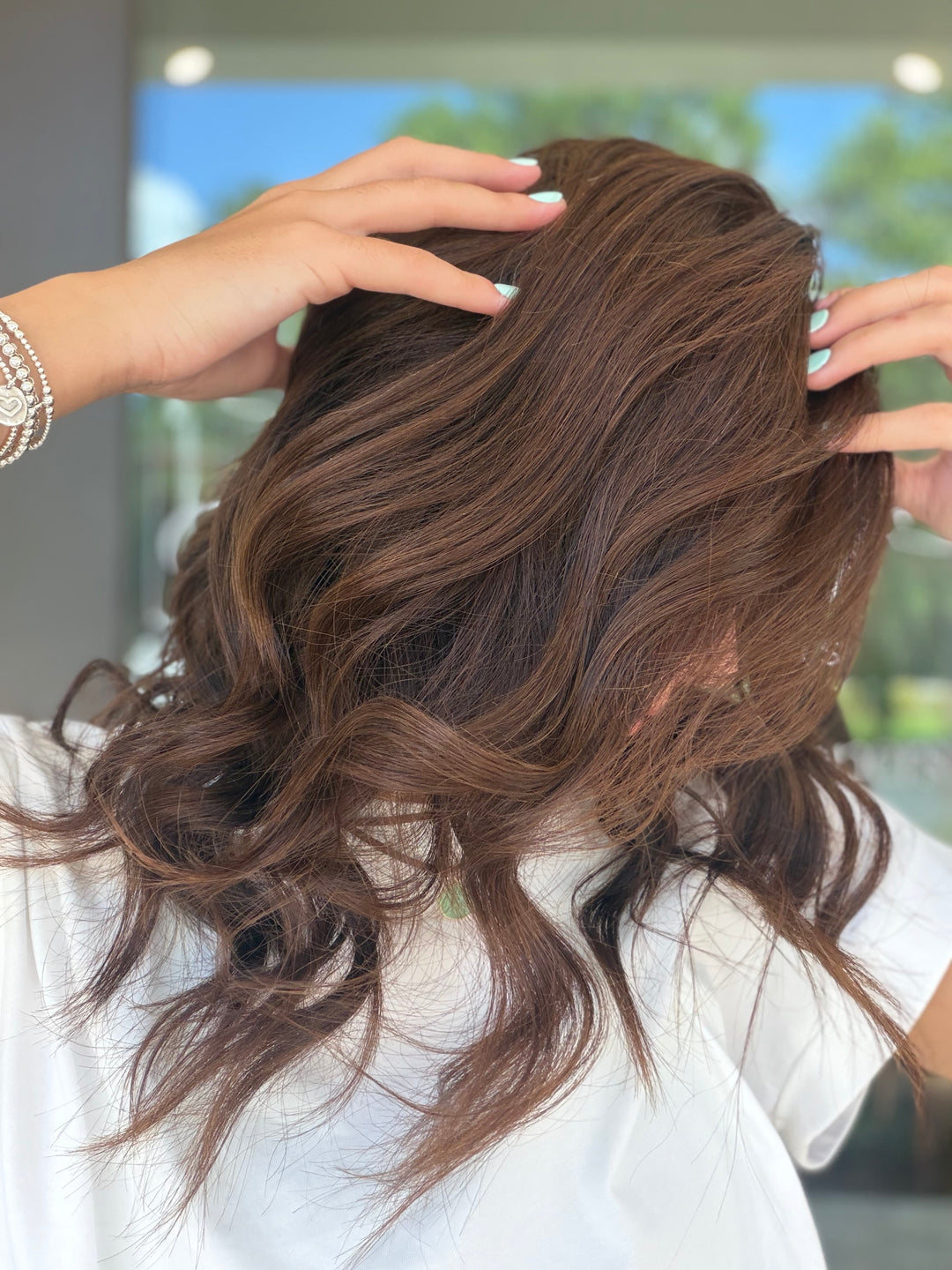 RESALE SS-0013 "Chocolate Brown" (M) 18” Glamorous