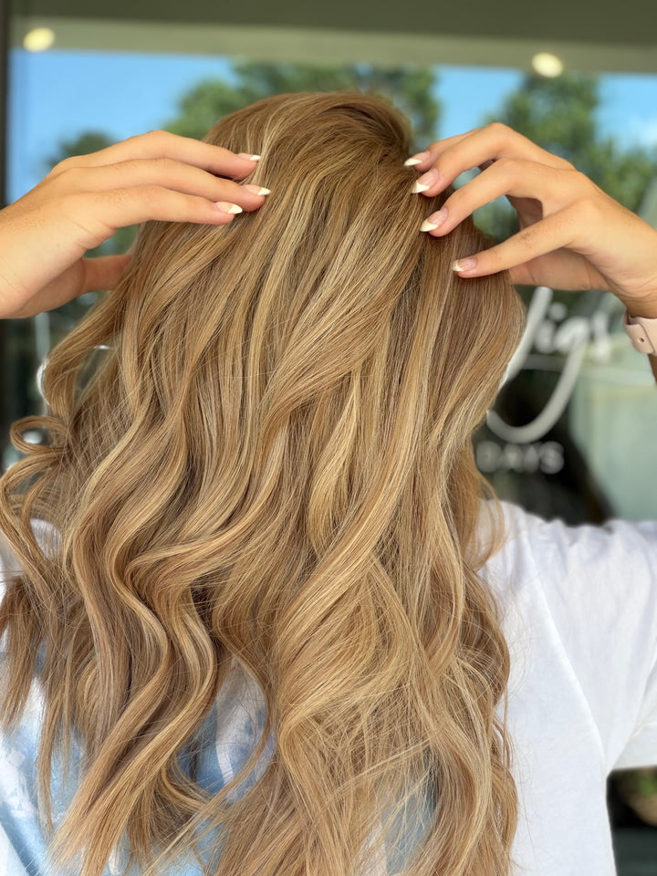 RESALE- 0008 "Golden Hour" (M) 20” Lace Top Wig