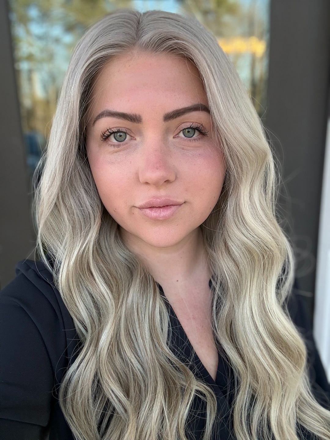 "White Blonde" Glam Co. 24" [S] Lace Top Wig