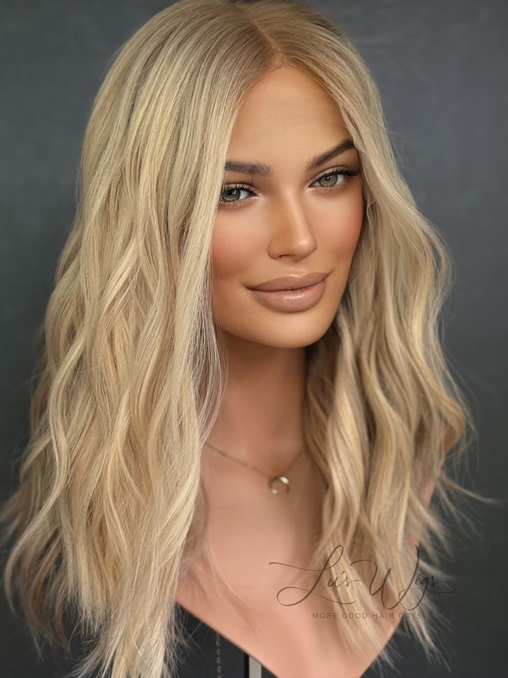 “Michelle” [L] 18” Lace Top Wig