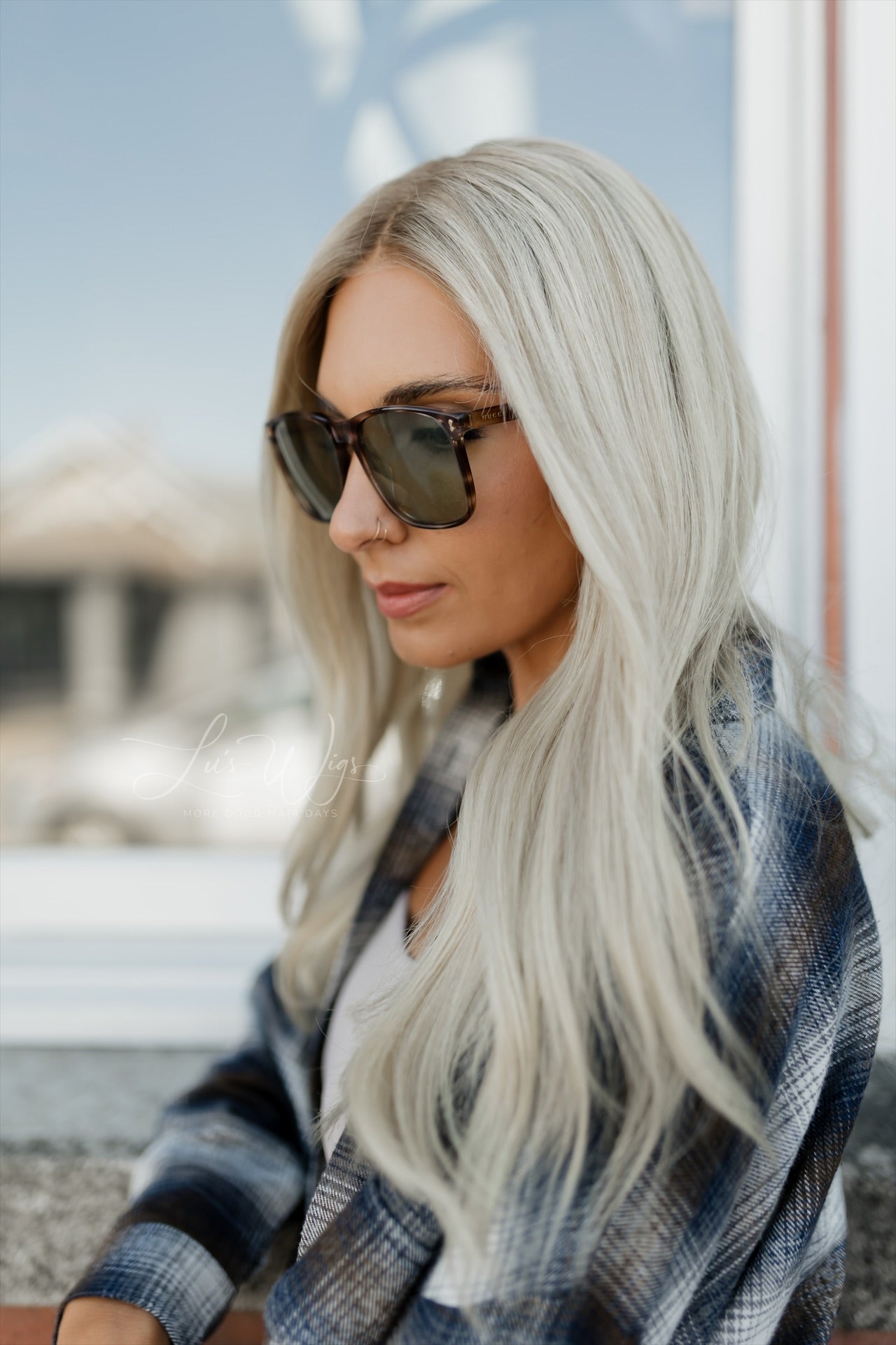 “Celeste” 20” Glam Lace Top Wig