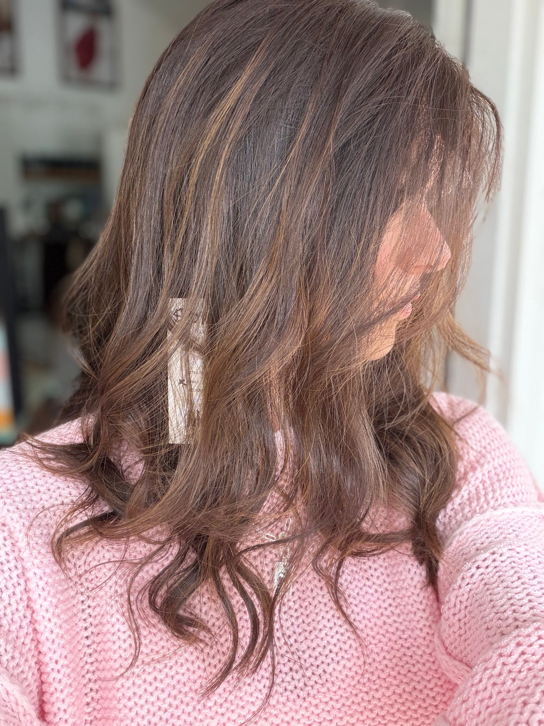 “Alex” [S] 19” Lace top wig
