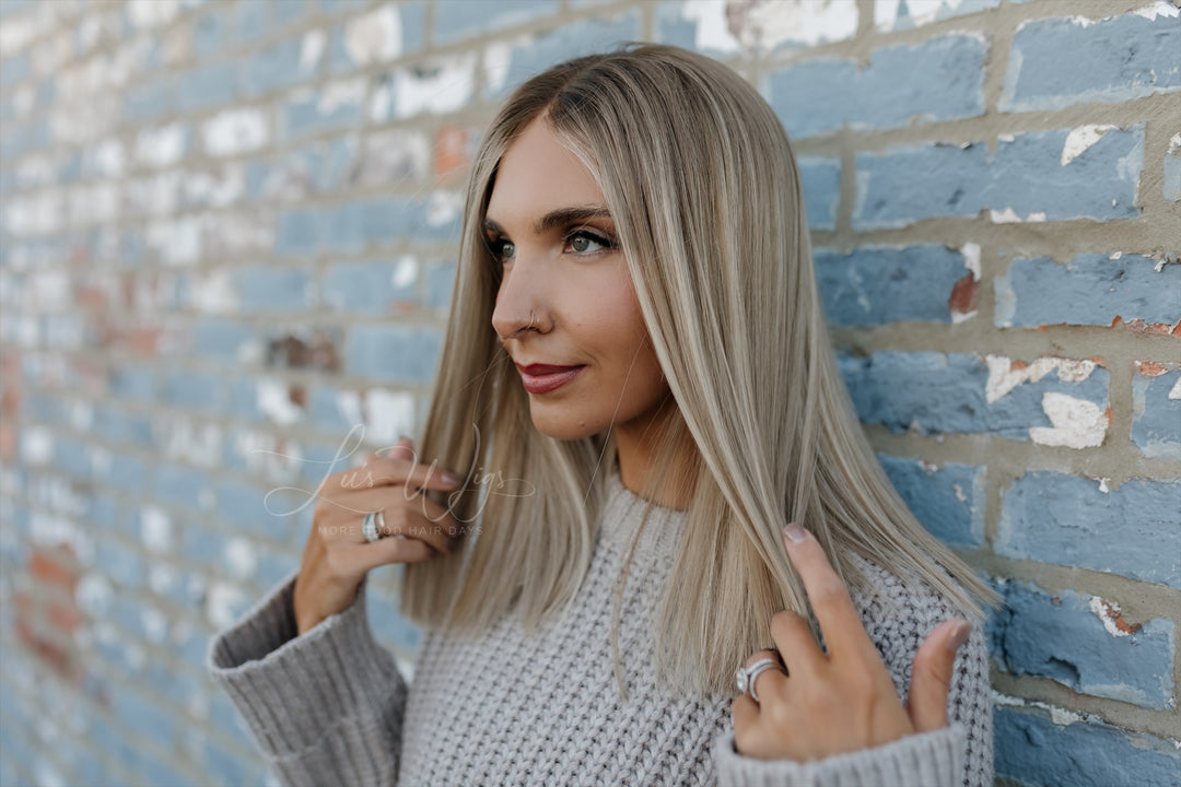 “Golden Hour” [M] 16” Lace Top Wig