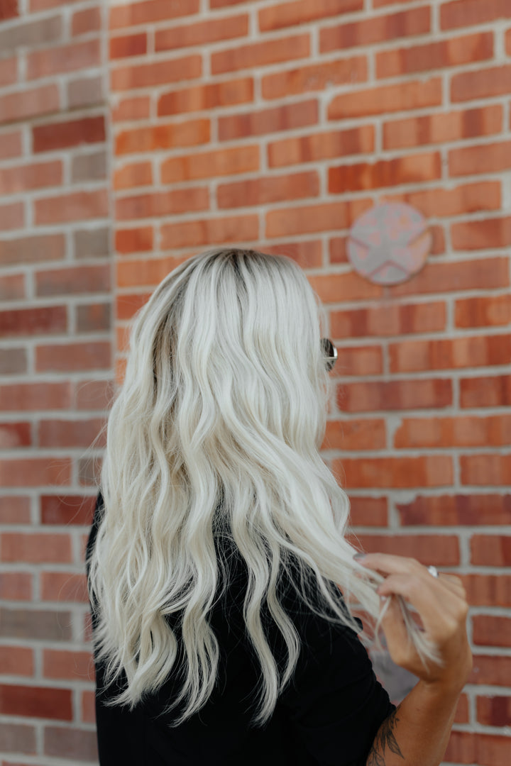 “Aurora” Glam Co. 22” Lace Top Wig