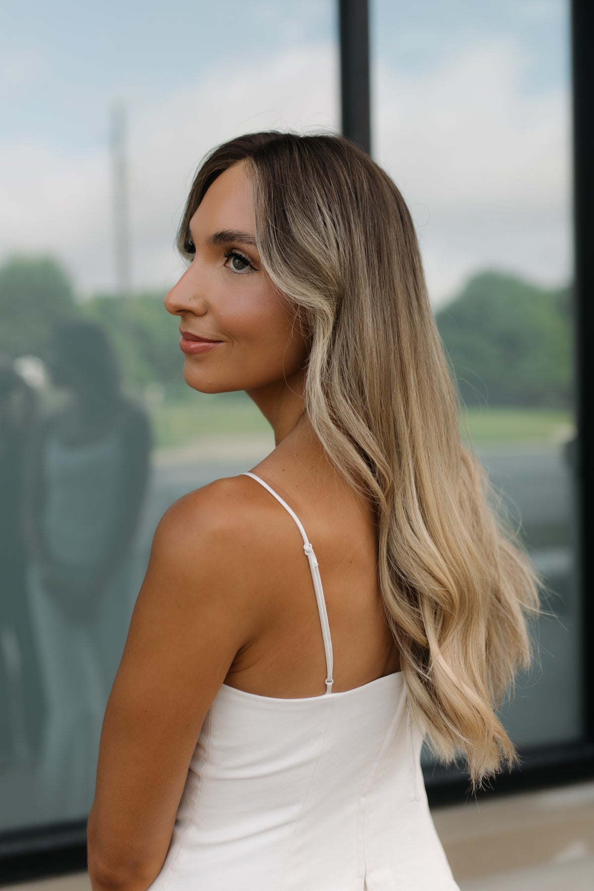 Danielle Ambassador 22" Mongolian Human Hair Lace Top Wig, photo 15 of 35