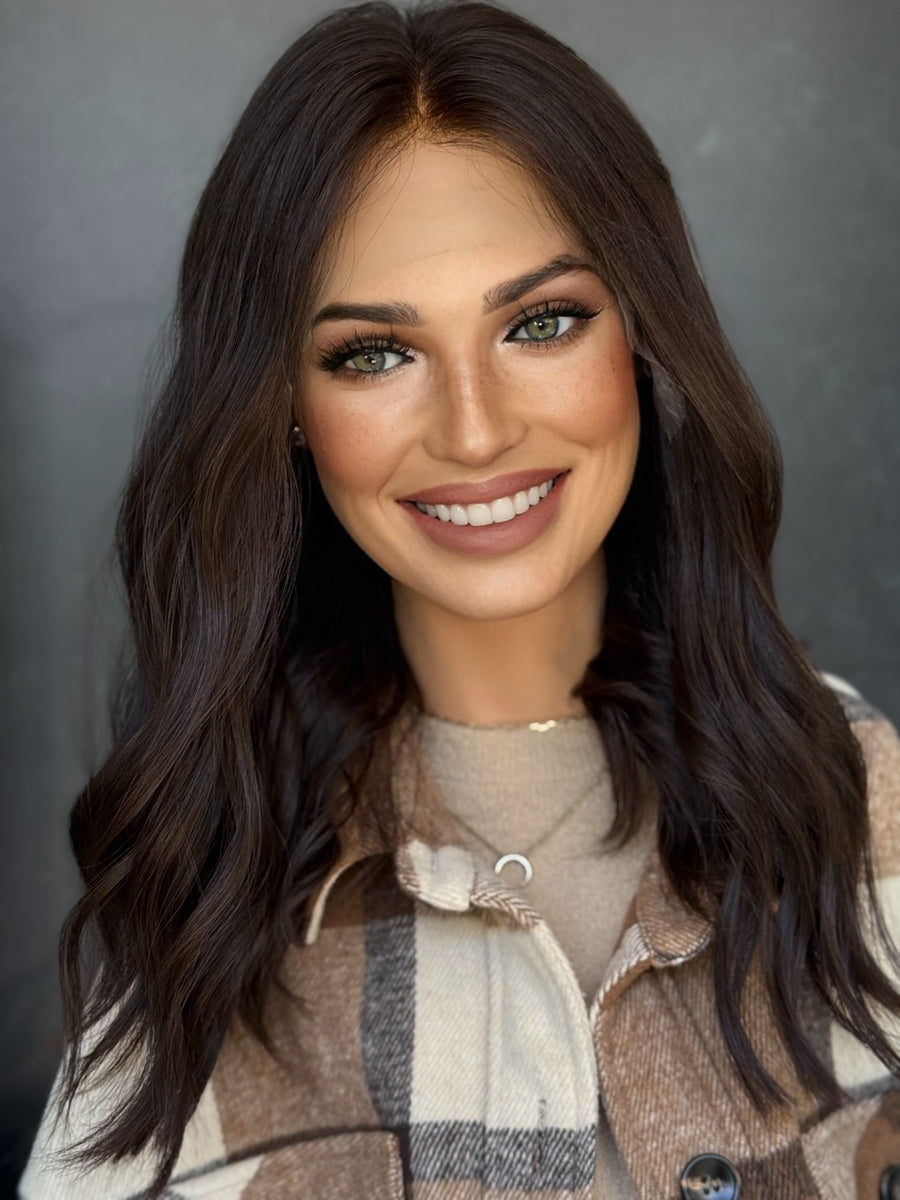 “Junie” [S] 16” Lace Top Wig