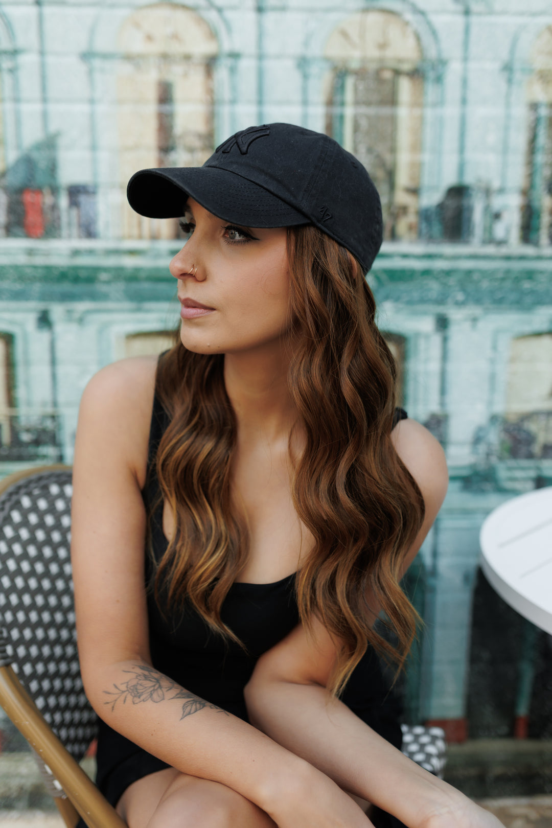 “Eva” Everyday Hat Wig (choose size) 22”