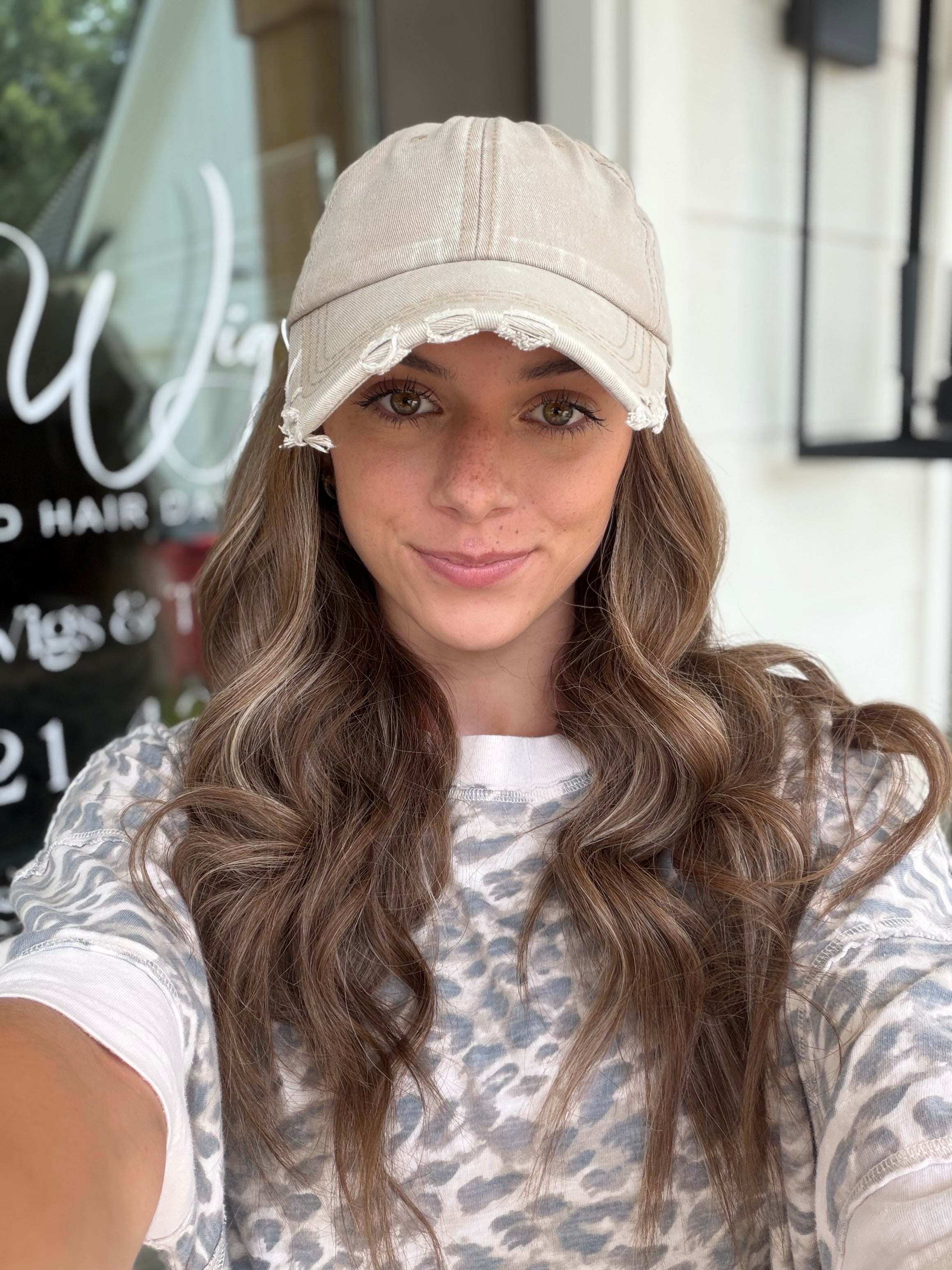 RESALE: SS-0003 “Kathy” Hat Wig (M) 22”