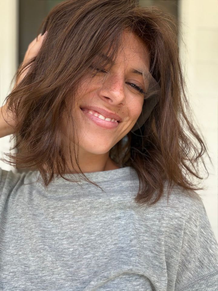 Medium Chocolate Brown [M] 13” Euro Co. Lace Top Wig