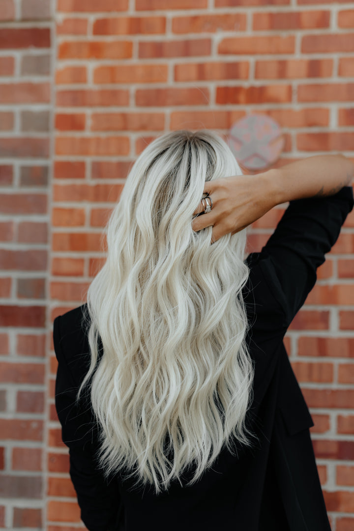 “Aurora” Glam Co. 22” Lace Top Wig