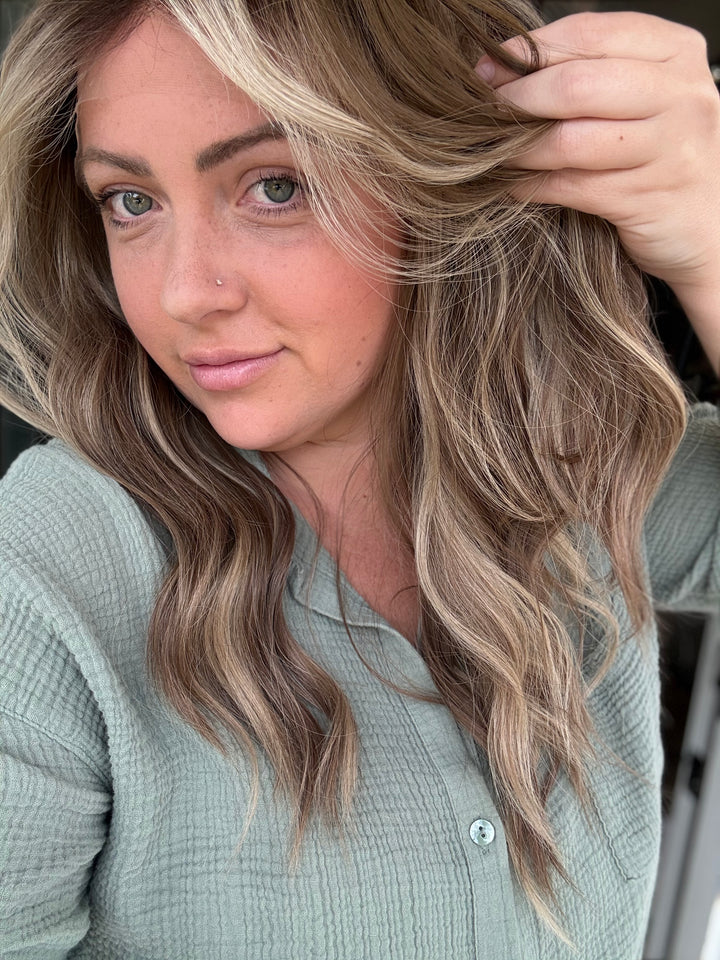 B3003 [S] 22” Lace top wig