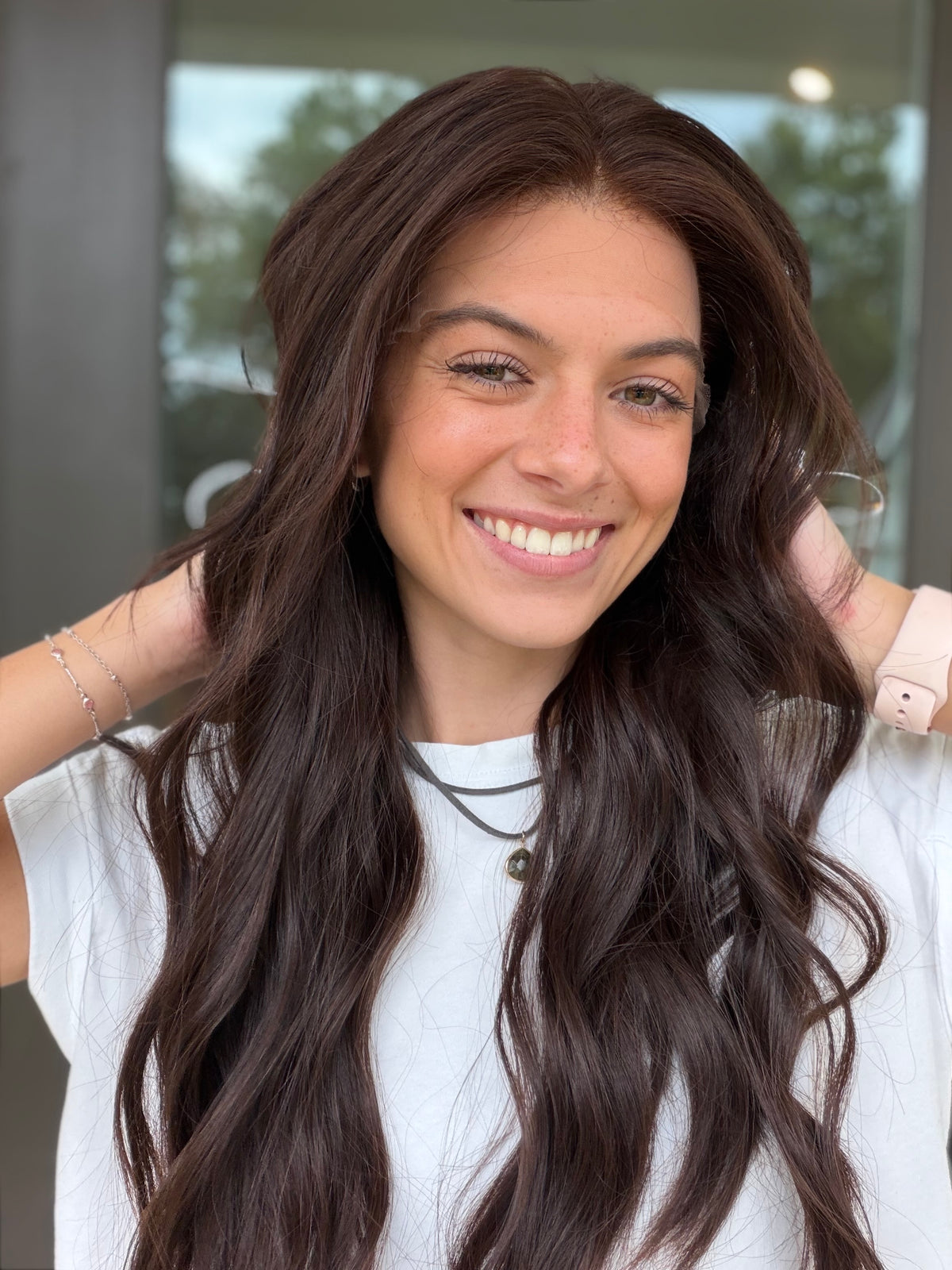 <b>Cadence</b><br><u>L</u> <br> <l> Signature Mongolian Collection </l> <br> 24” Lace Top Wig
