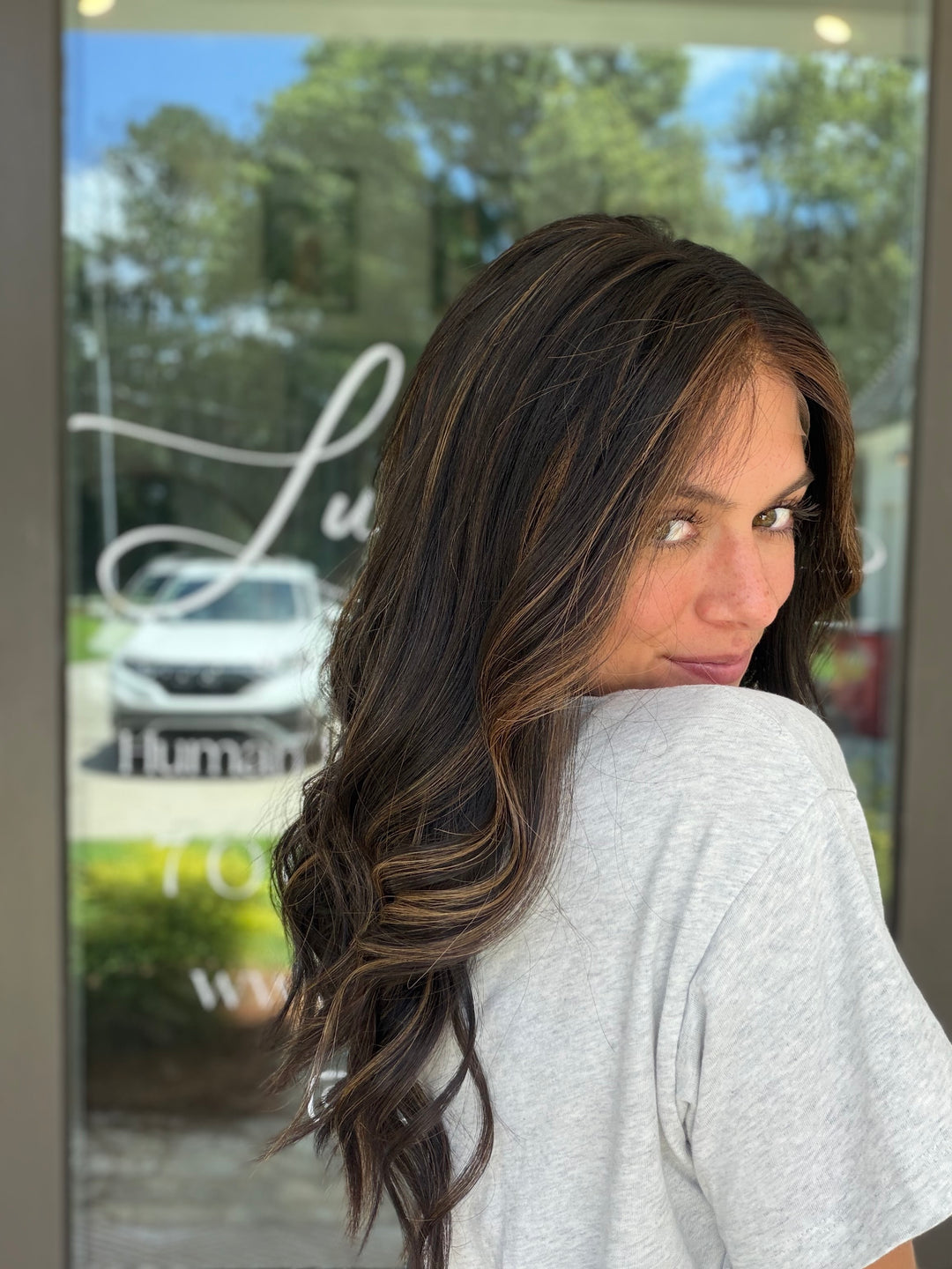 Jordyn w balayage [L] 20” Lace Top Wig