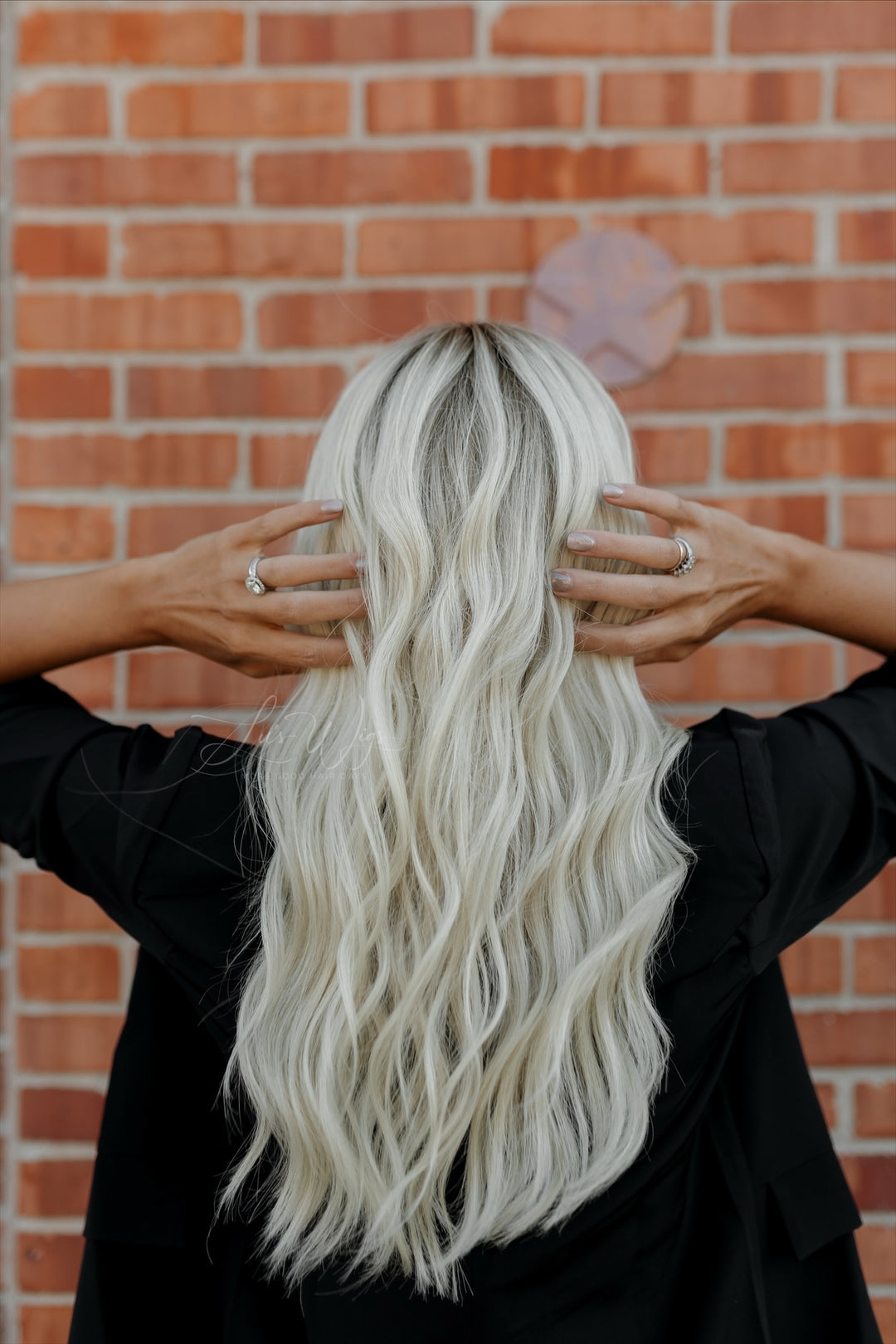 “Aurora” Glam Co. 20” Lace Top Wig