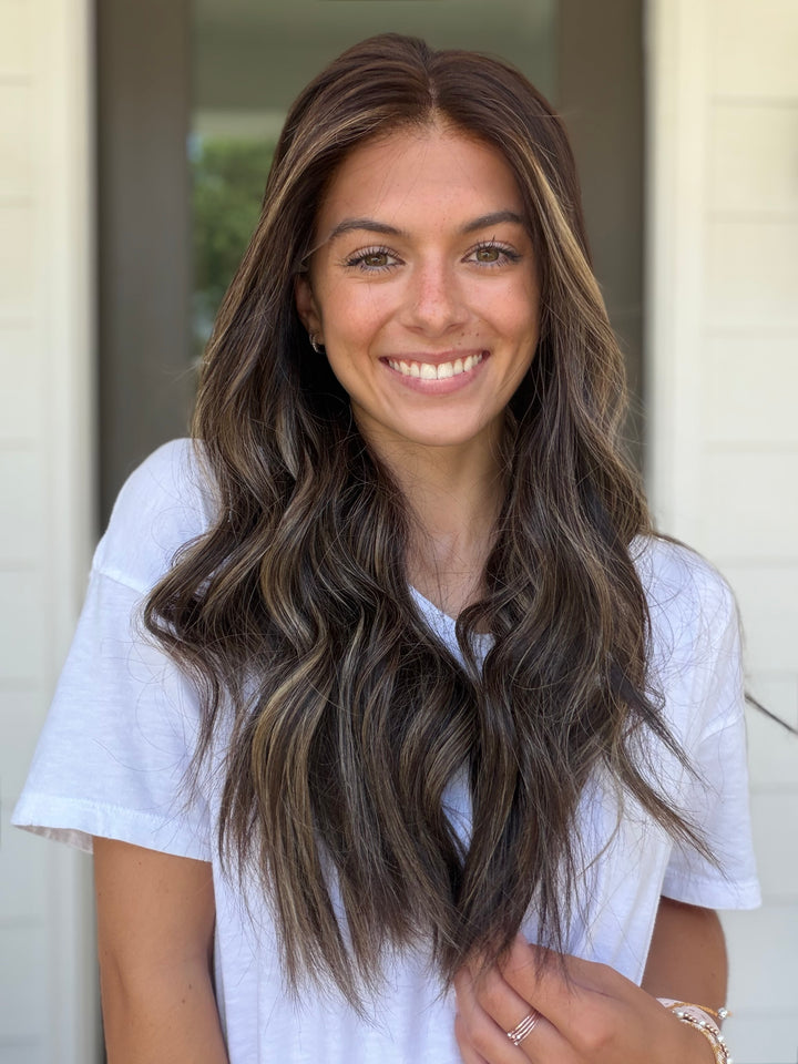 Jordyn with balayage (S) 24” Lace Top Wig