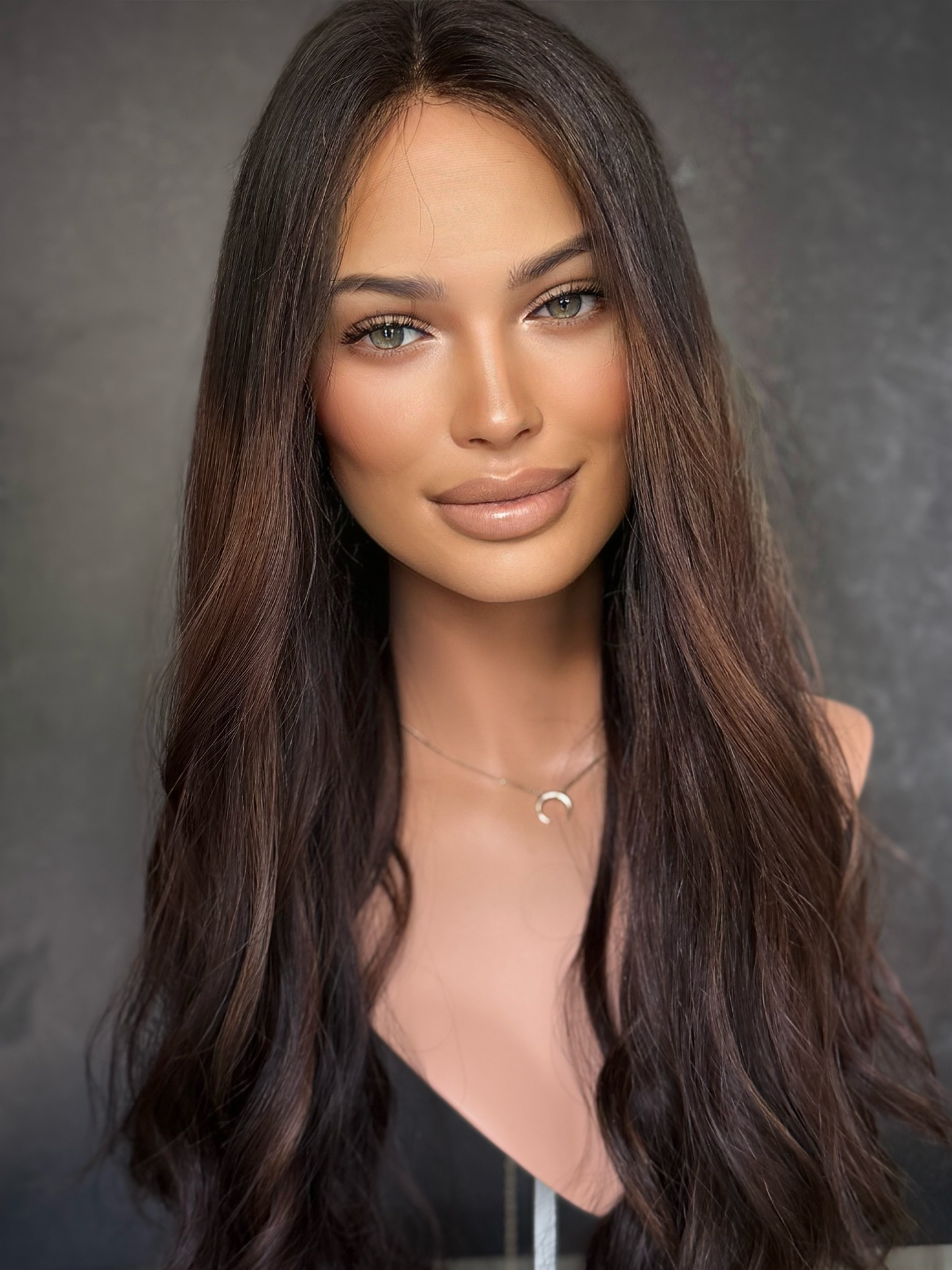 “LT2797” [S] 25” Euro lace top wig