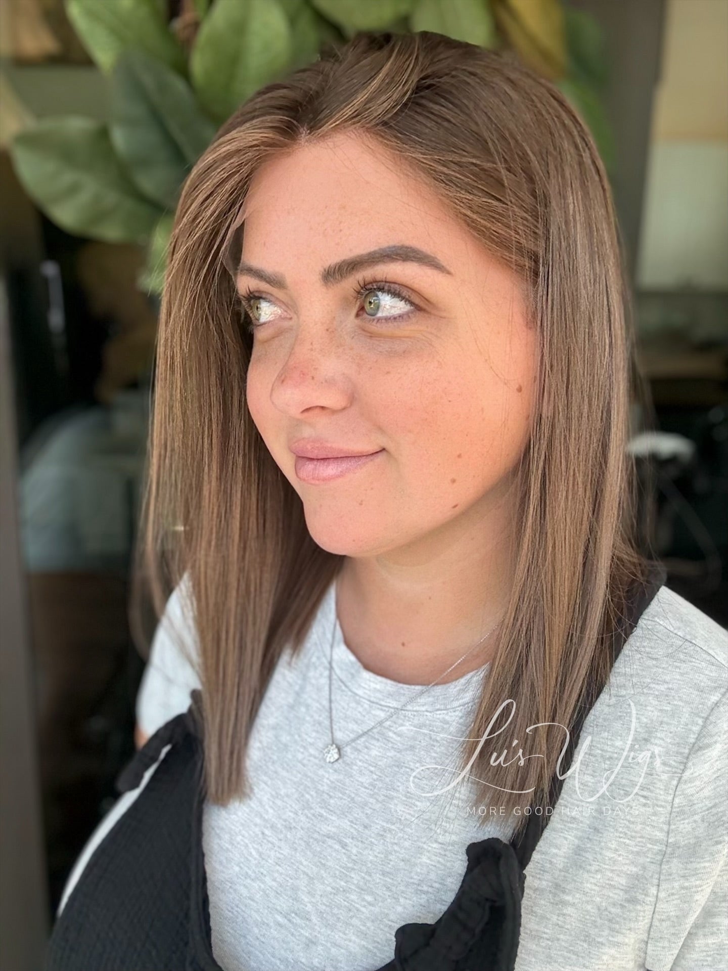 “Mocha Drift” [M] 16” Lace Top Wig