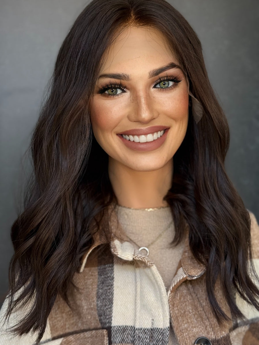 “Junie” [S] 16” Lace Top Wig