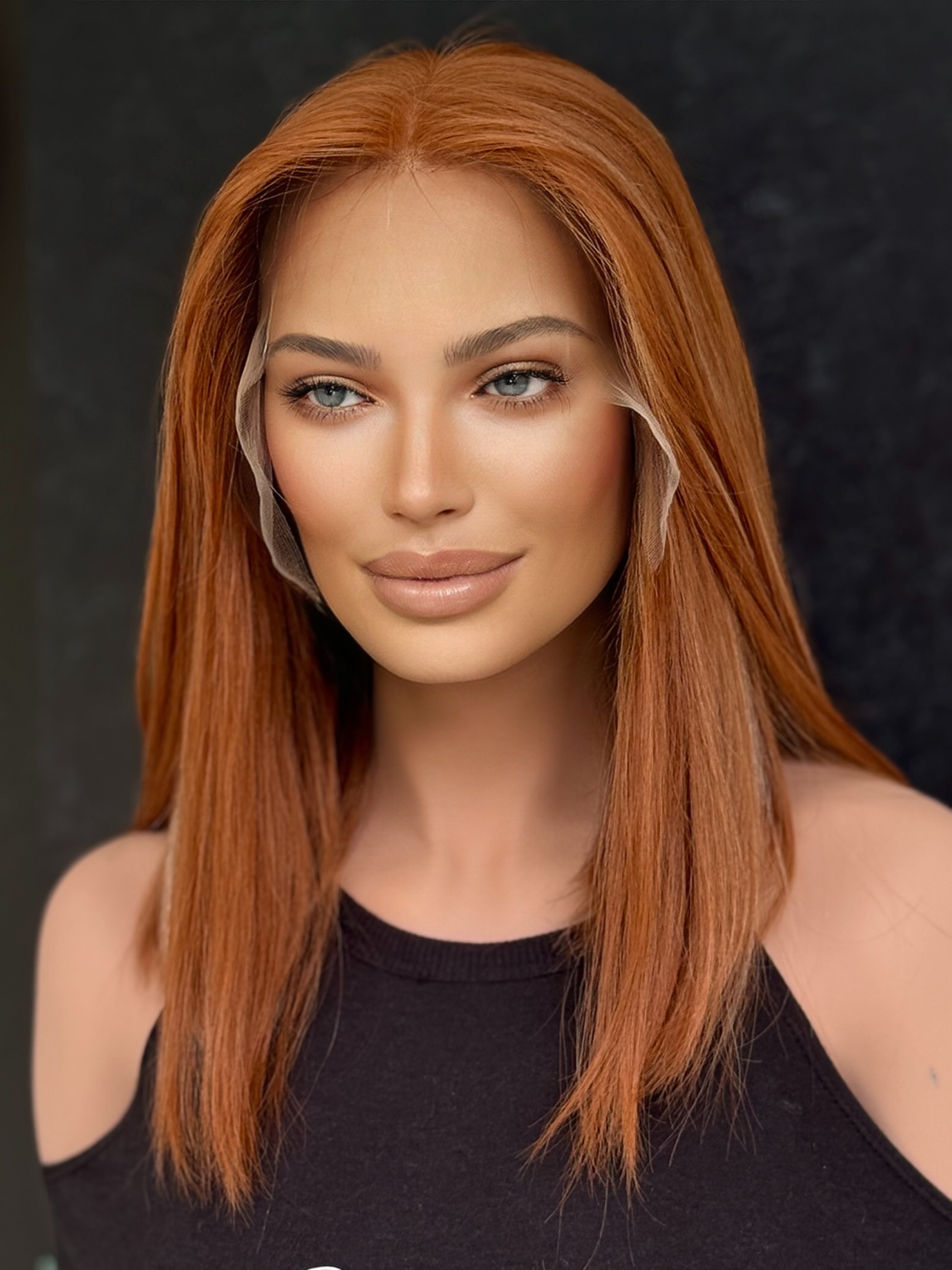 “Danielle” [S] 14” Lace Top Wig