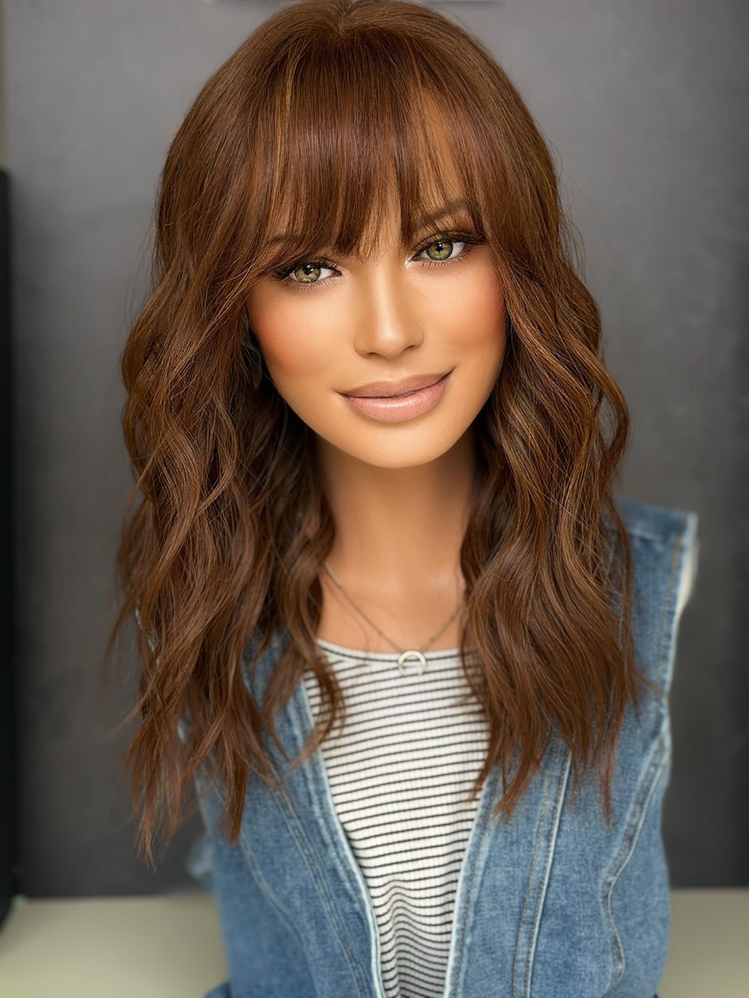 Auburn [S] 18” Lace Top Wig