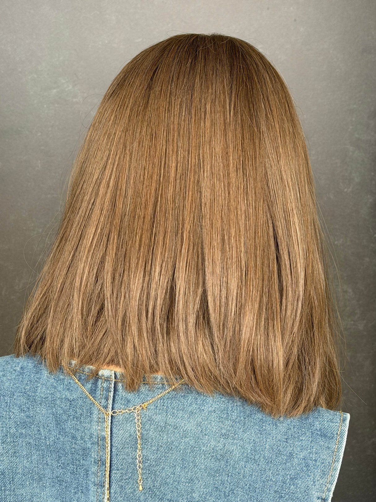 Mushroom brown bob [L] 12” Lace Top Wig