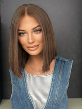 Mushroom brown bob [L] 12” Lace Top Wig
