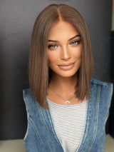 Mushroom brown bob [L] 12” Lace Top Wig