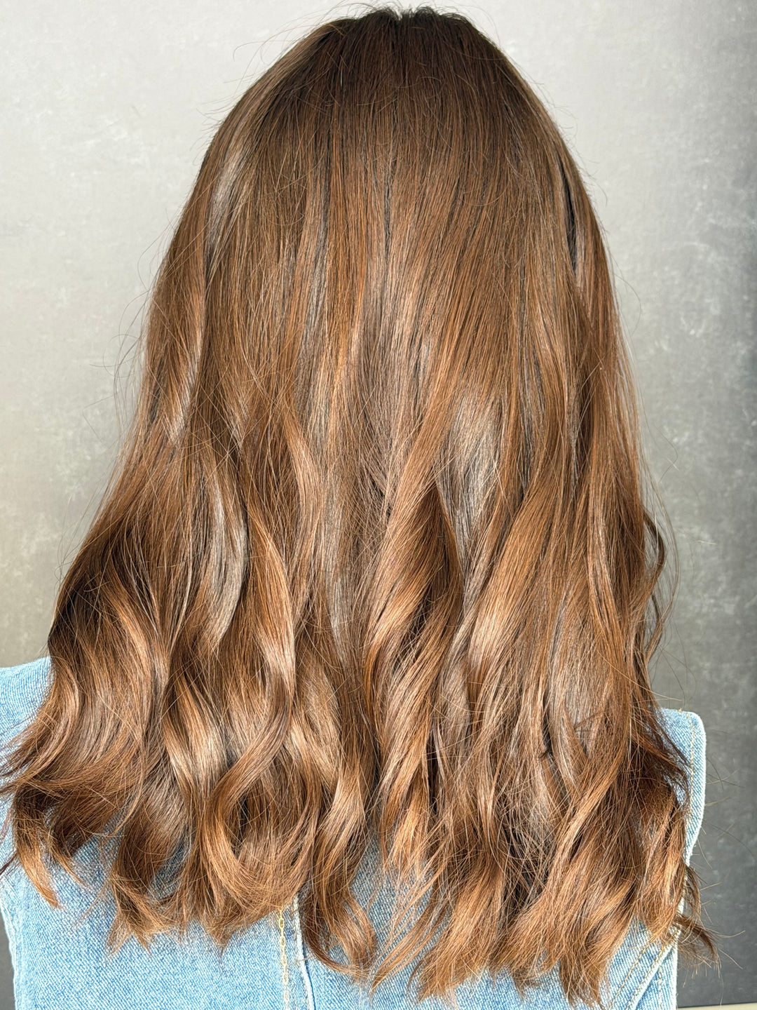 18" Euro Lace Top Wig – Warm Medium Brown Medium Cap | Lu&