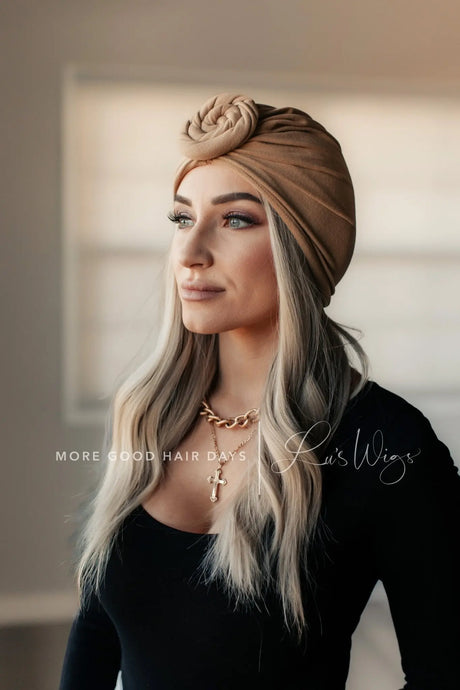 Head wrap hat “OS” (Choose Color) - Lu's Wigs