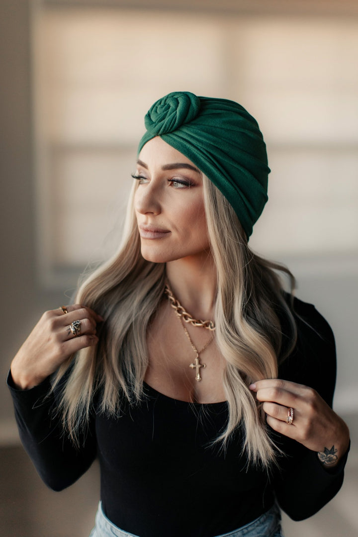 Head wrap hat “OS” (Choose Color) - Lu's Wigs