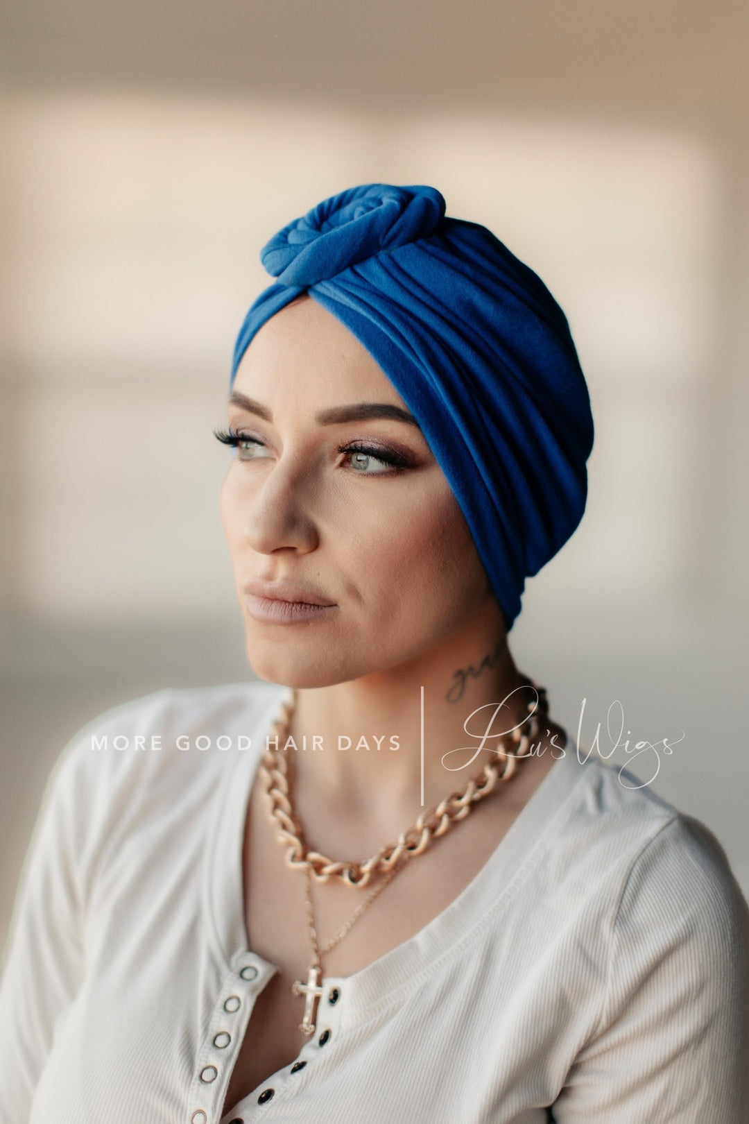 Head wrap hat “OS” (Choose Color) - Lu's Wigs