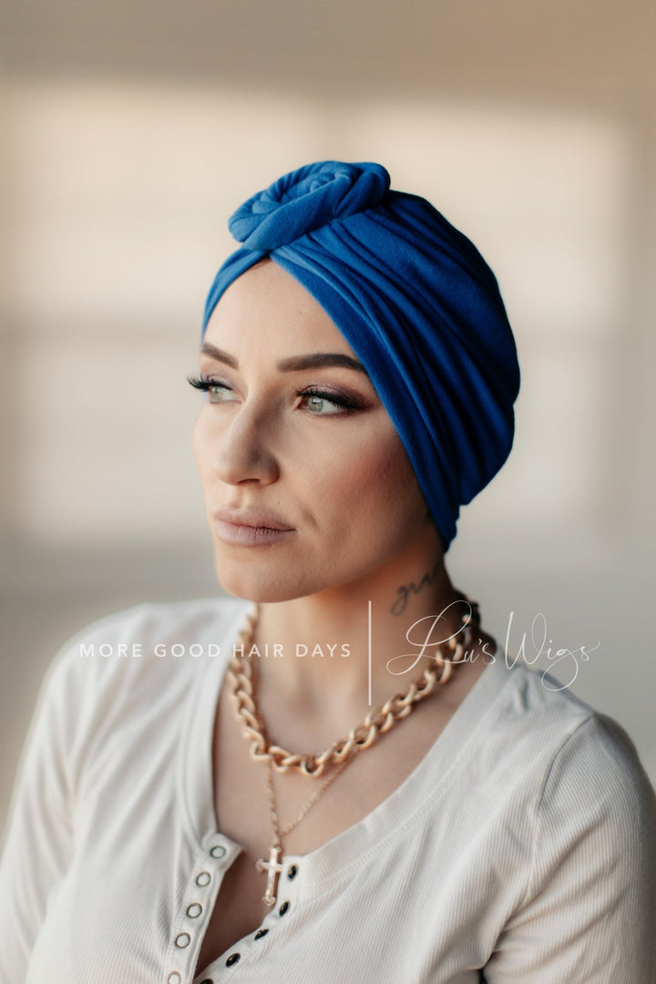 Head wrap hat “OS” (Choose Color) - Lu's Wigs