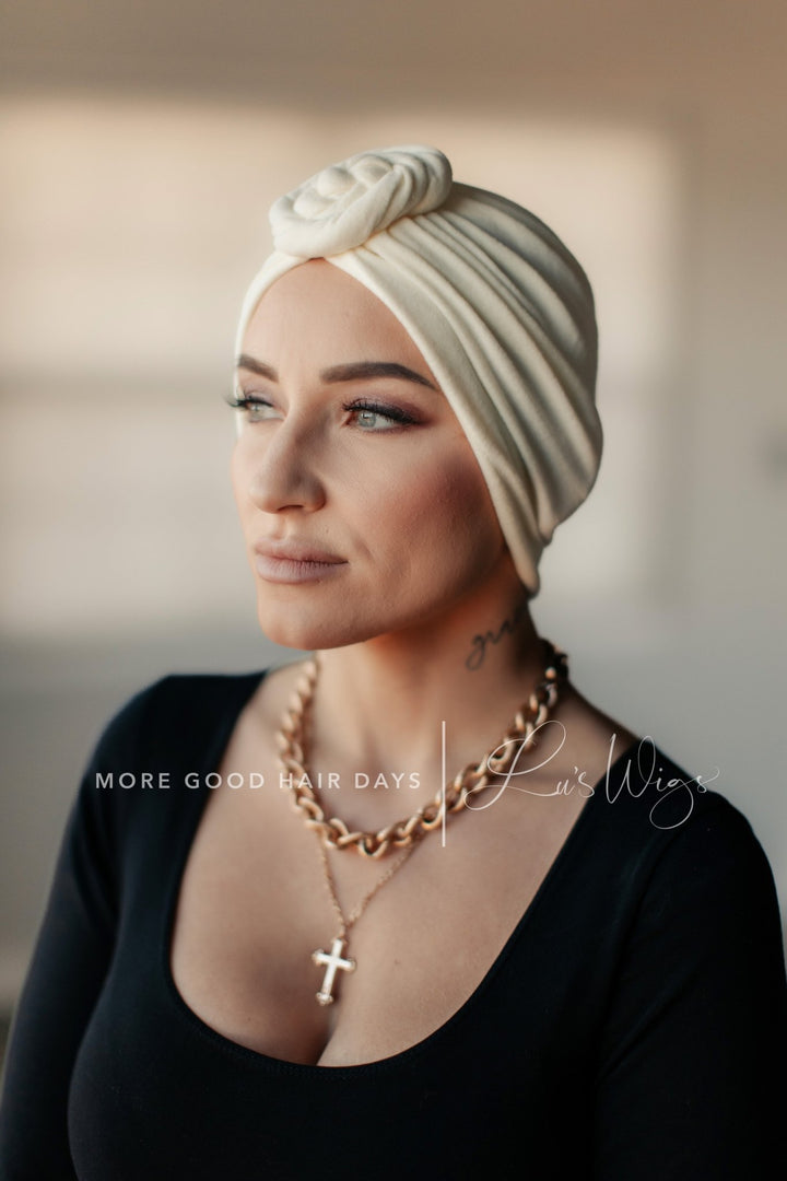Head wrap hat “OS” (Choose Color) - Lu's Wigs