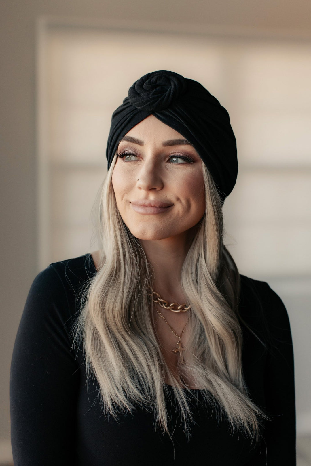 Head wrap hat “OS” (Choose Color) - Lu's Wigs
