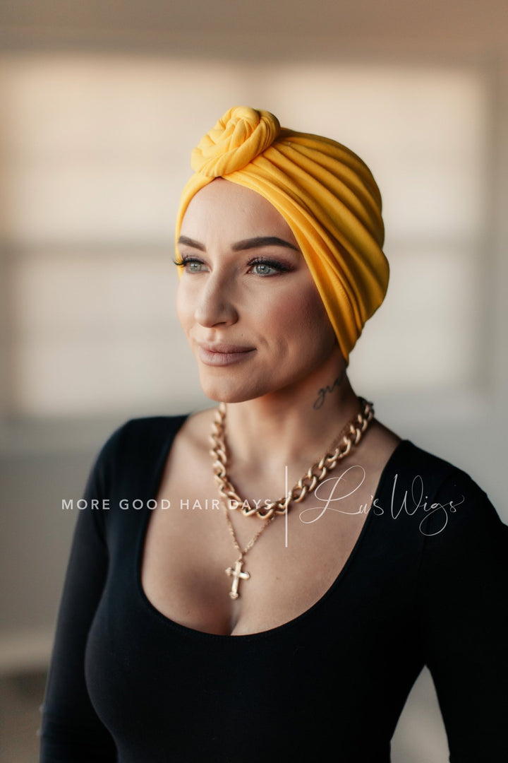 Head wrap hat “OS” (Choose Color) - Lu's Wigs
