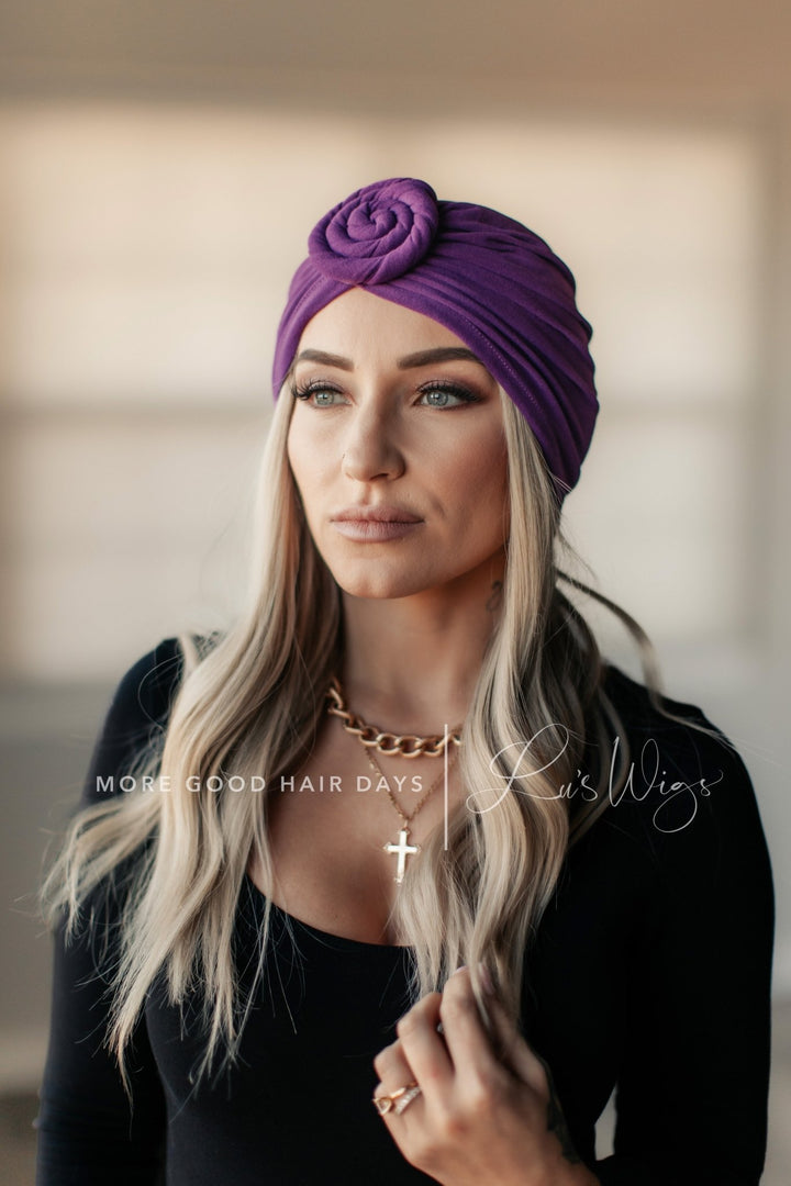 Head wrap hat “OS” (Choose Color) - Lu's Wigs