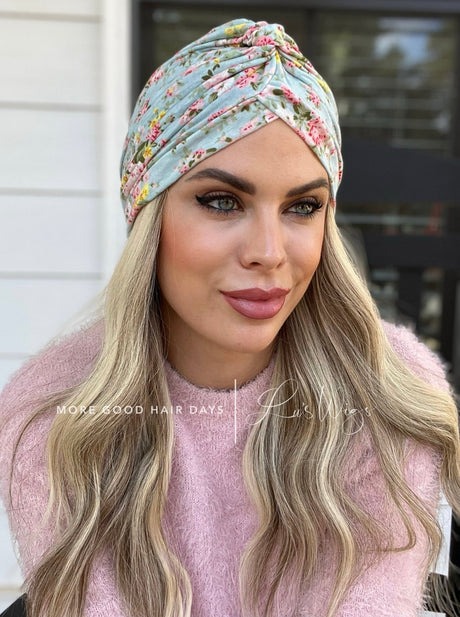 Head wrap hat “OS” (Choose Pattern) - Lu's Wigs