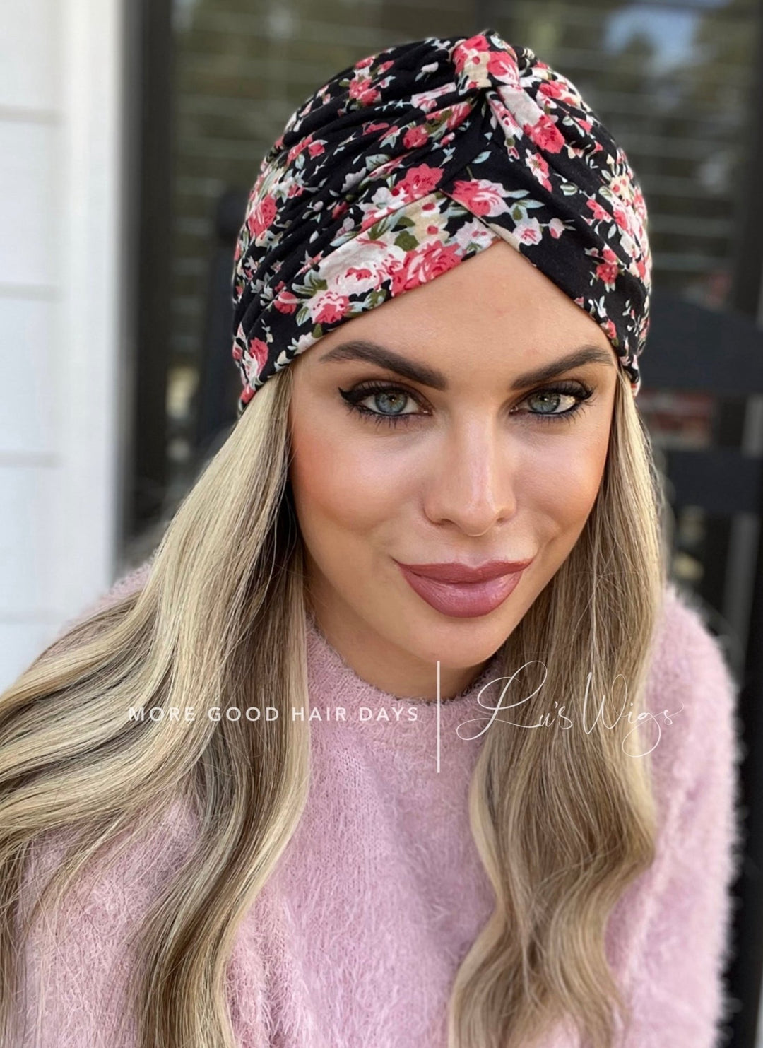 Head wrap hat “OS” (Choose Pattern) - Lu's Wigs
