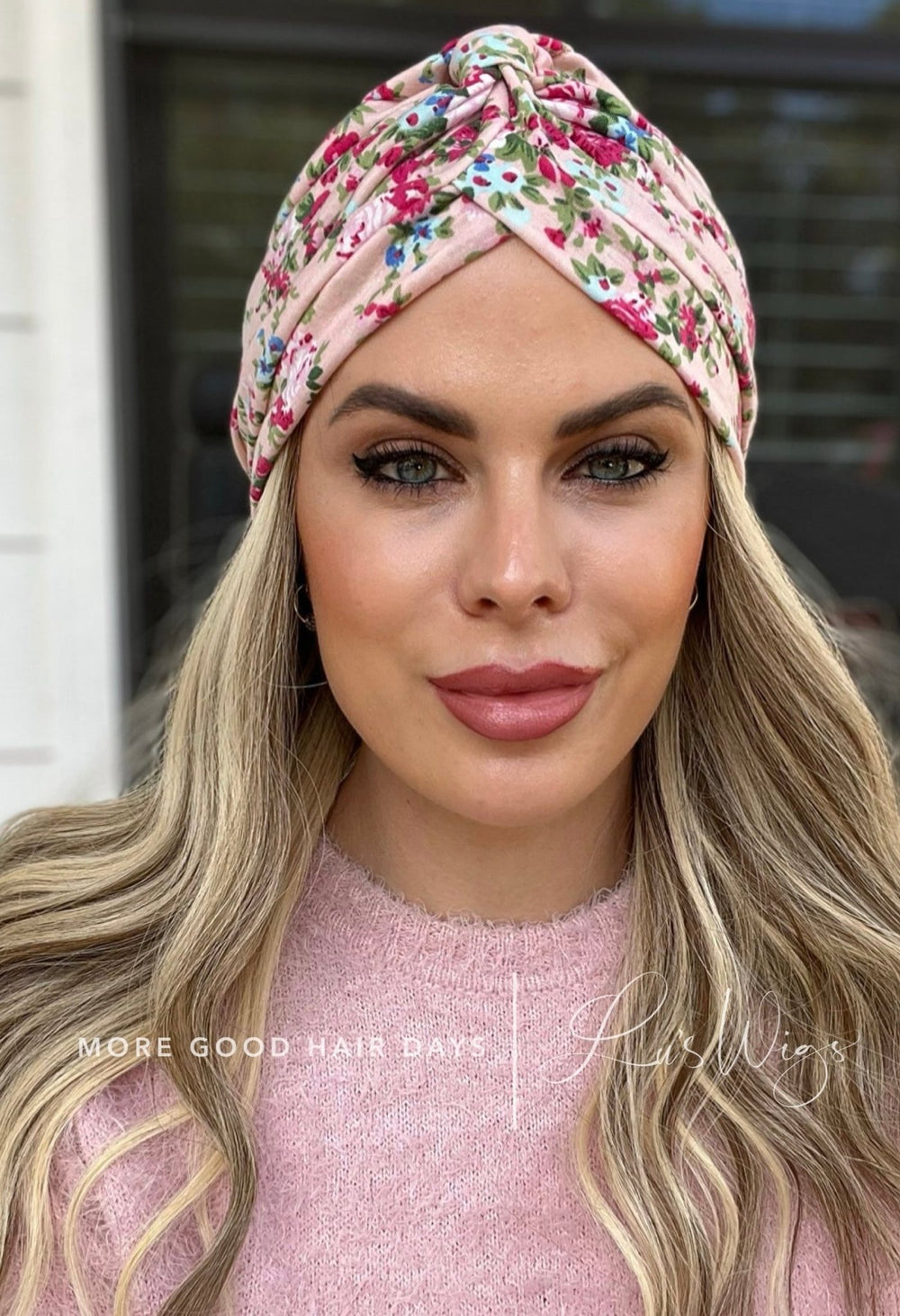 Head wrap hat “OS” (Choose Pattern) - Lu's Wigs