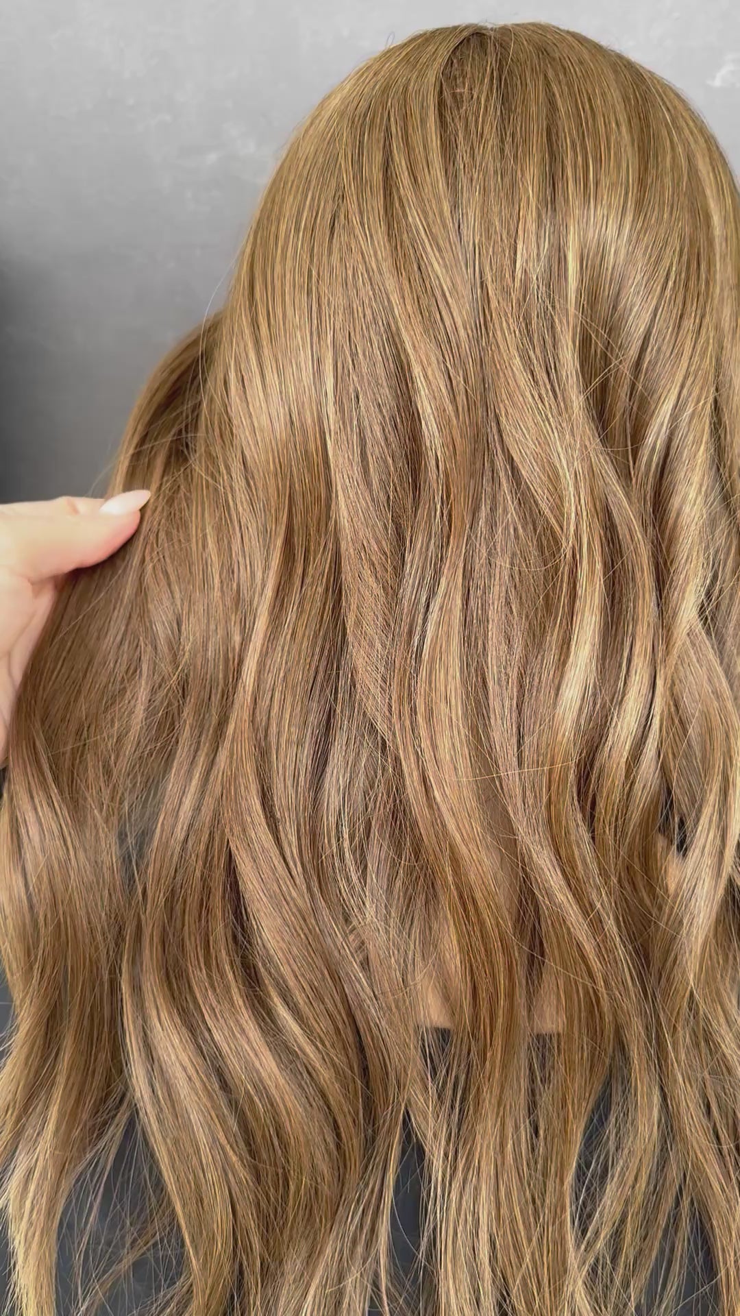 Warm Golden Brown [9x9] 18” Silk Top Topper