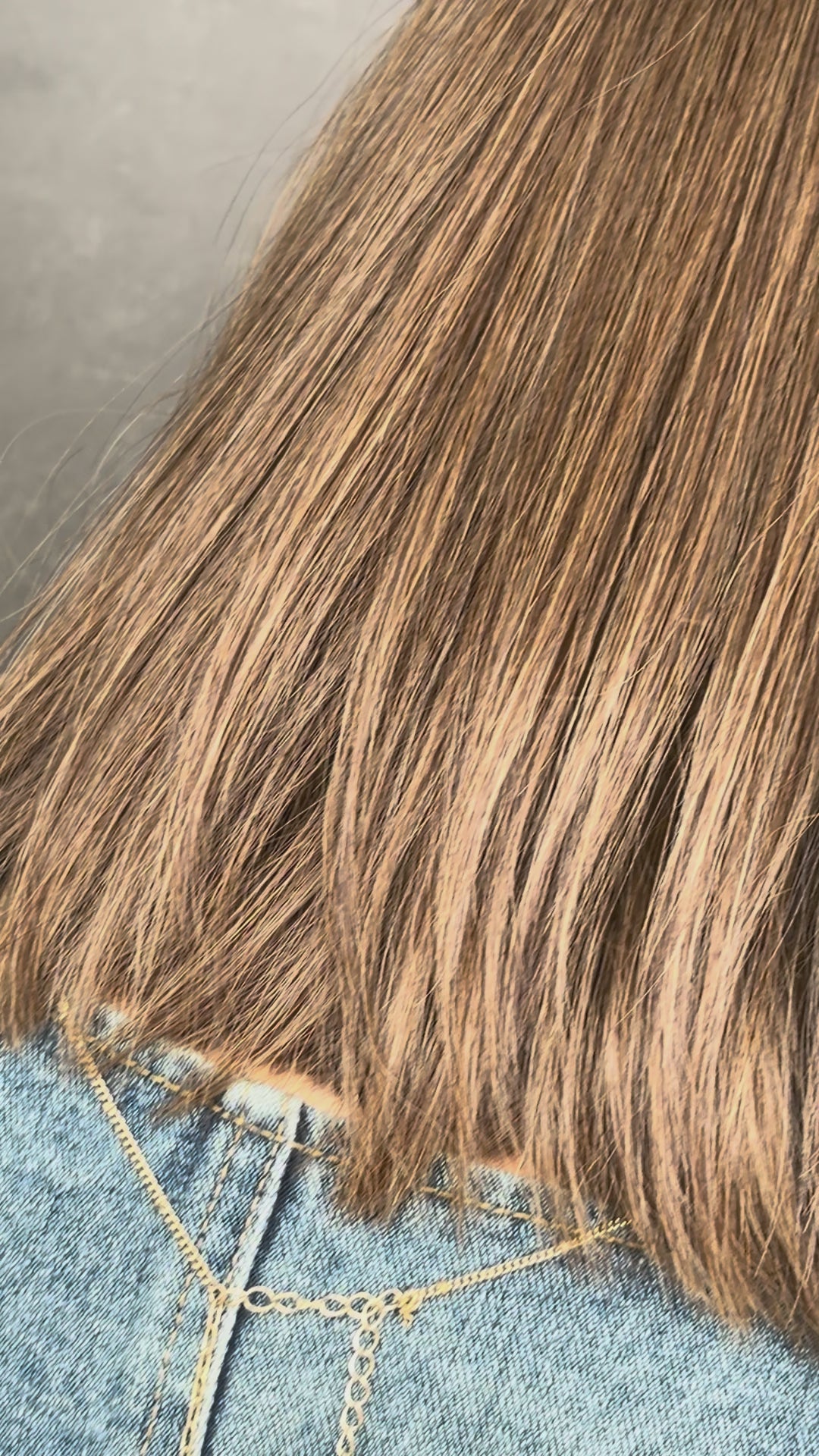Mushroom brown bob [L] 12” Lace Top Wig