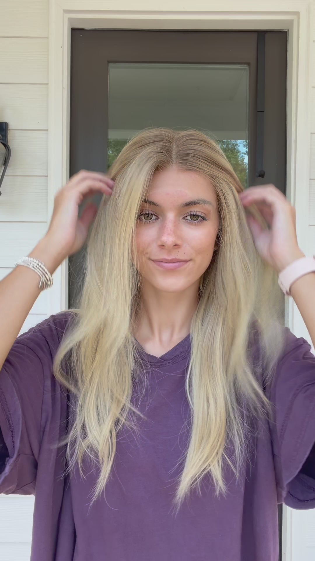 “ Warm Celeste” 20” Glam Lace Top Wig