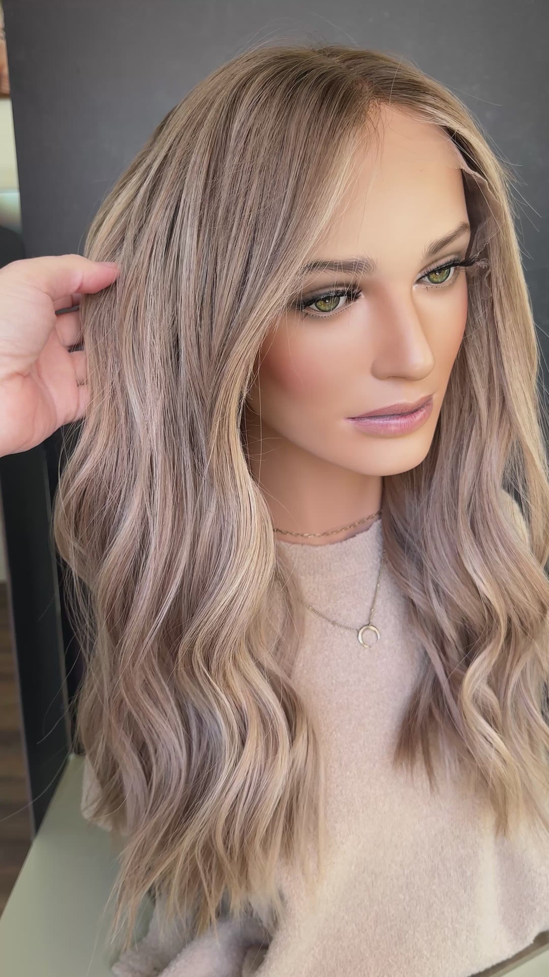 “Golden Hour” [XS] 21” Lace Top Wig