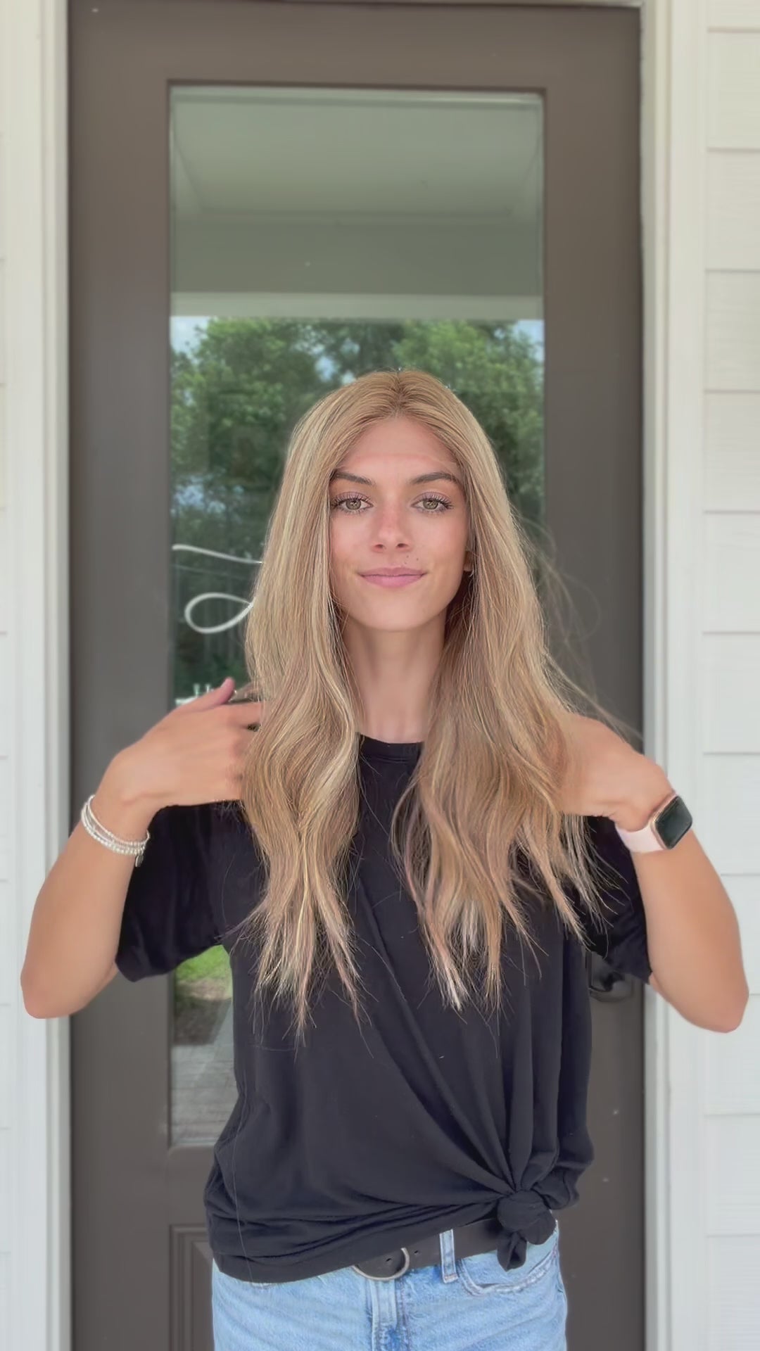 Lacey (M) 22” Lace Front Silk Top Wig